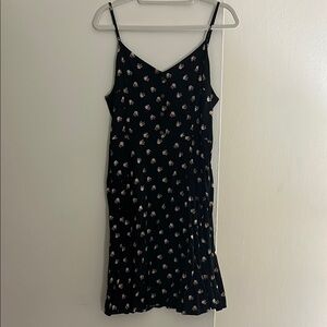 GAP Black Cami Fit & Flare Dress